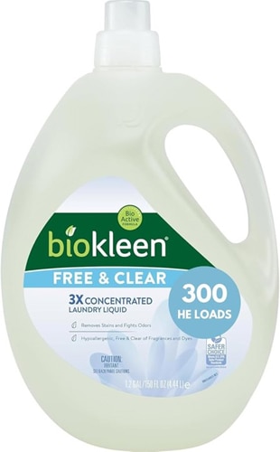 Biokleen Laundry Liquid Free & Clear 300 Loads Fragrance Free