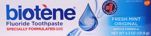 Biotene Fluoride Toothpaste Fresh Mint Original