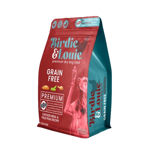 Birdie & Louie Dry Dog Food Grain Free Chicken Meal & Field Peas