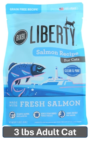 Bixbi Liberty Cat Dry Food Grain Free Salmon Recipe