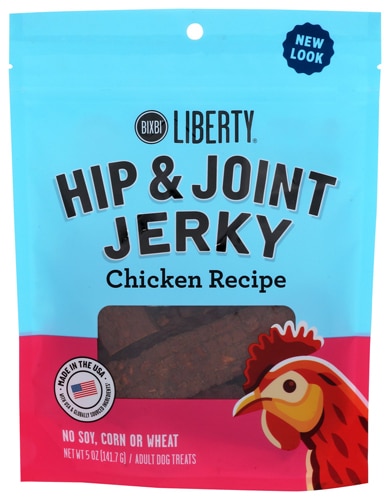 Bixbi Liberty Hip & Joint Grain Free Jerky for Dogs Chicken Recipe