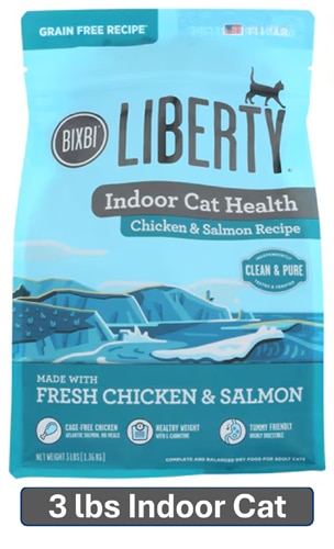 Bixbi Liberty Indoor Cat Dry Food Grain Free Chicken & Salmon Recipe