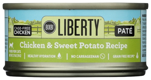 Bixbi Liberty Wet Cat Food Pate Chicken & Sweet Potato Recipe