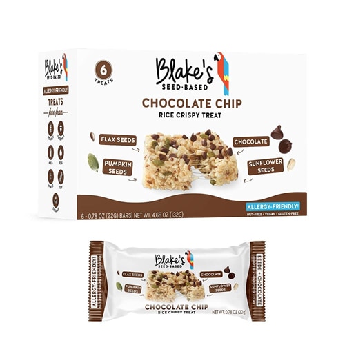 Blake's Seed Based Gluten Free Nut Free Crispy Treats Chocolate Chip