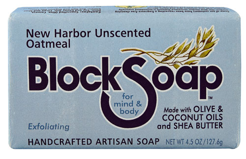 BlockSoap Bar New Harbor Unscented Oatmeal