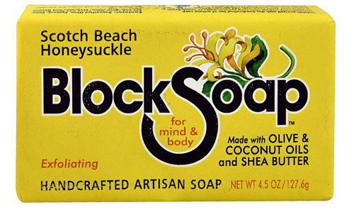 BlockSoap Bar Scotch Beach Honeysuckle