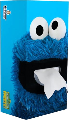 Blowze Facial Tissues Plastic Free Sesame Street Cookie Monster