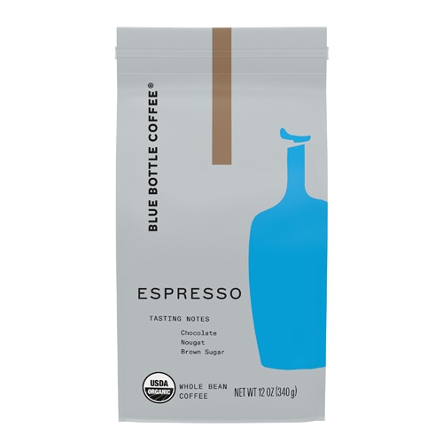 Blue Bottle Organic Whole Bean Coffee Dark Roast Espresso