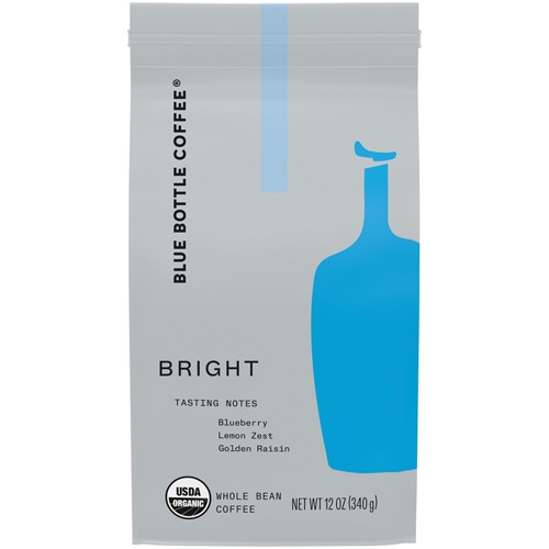 Blue Bottle Organic Whole Bean Coffee Medium Roast Bright