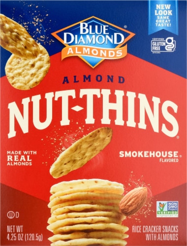 Blue Diamond Almond Nut-Thins® Nut & Rice Cracker Snacks Smokehouse®