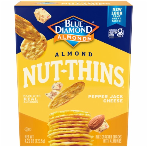 Blue Diamond Almond Nut-Thins Pepper Jack Cheese