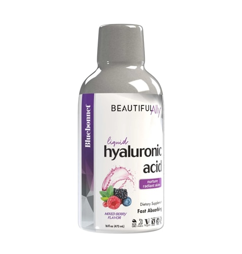 Bluebonnet Nutrition Beautifyl Ally® Liquid Hyaluronic Acid Mixed Berry