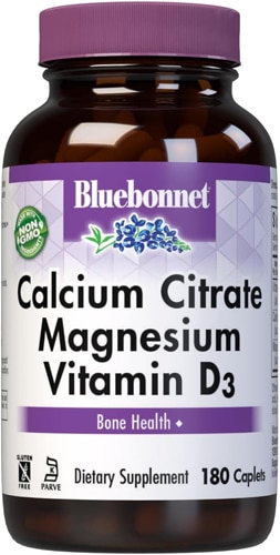 Bluebonnet Nutrition Calcium Citrate Magnesium Plus Vitamin D3