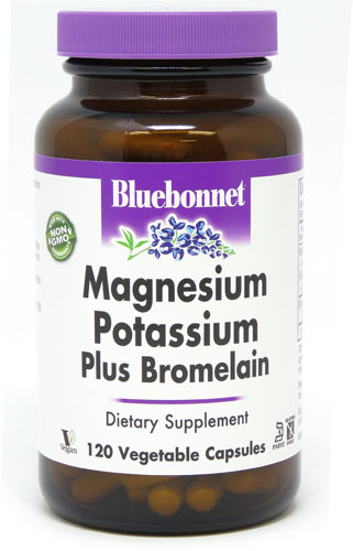 Bluebonnet Nutrition Magnesium Potassium Plus Bromelain