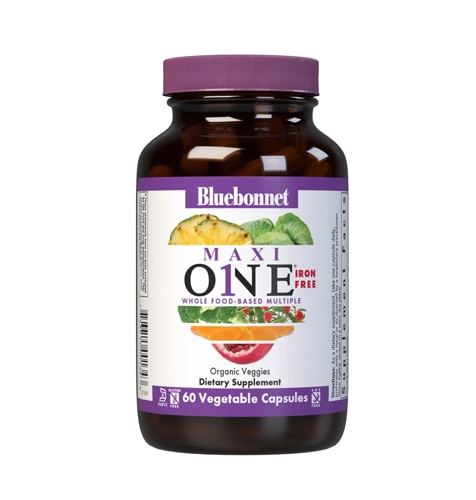 Bluebonnet Nutrition Maxi One® Whole Food-Based Multiple Iron Free