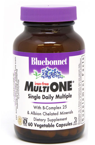 Bluebonnet Nutrition Multi One® Iron Free