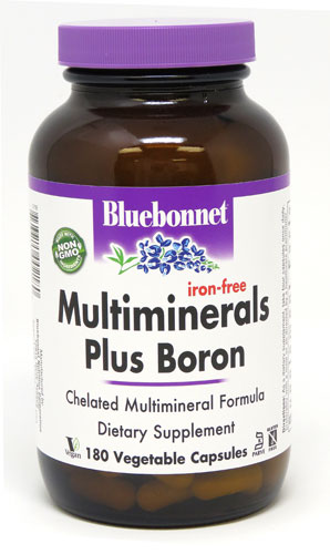 Bluebonnet Nutrition Multiminerals & Boron Iron-Free