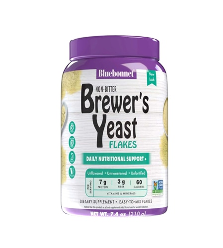 Bluebonnet Nutrition Super Earth® Brewer's Yeast Flakes Non-Bitter Unflavored