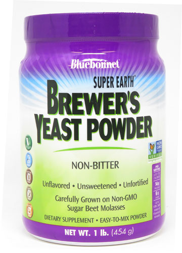 Bluebonnet Nutrition Super Earth® Brewer's Yeast Powder Non-Bitter Unflavored