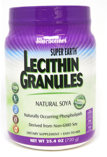 Bluebonnet Nutrition Super Earth Lecithin Granules Natural Soya