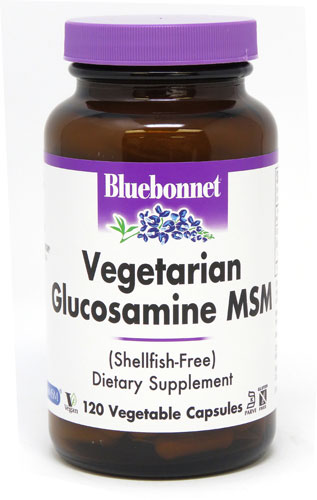 Bluebonnet Nutrition Vegetarian Glucosamine MSM Shellfish Free