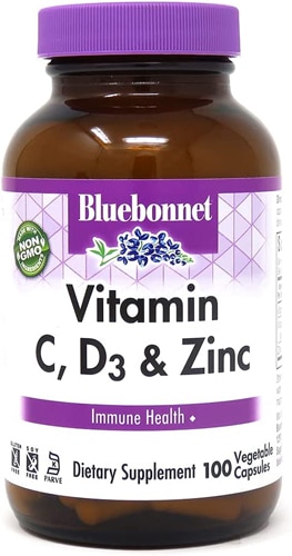 Bluebonnet Nutrition Vitamin C D3 & Zinc