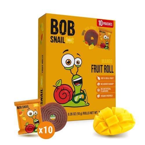 Bob Snail Fruit Rolls Non-GMO Mango