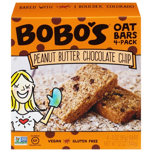 Bobo's Gluten Free Oat Bars Peanut Butter Chocolate Chip