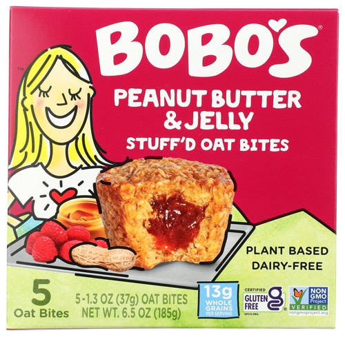 Bobo's Gluten Free Oat Bites Peanut Butter & Jelly