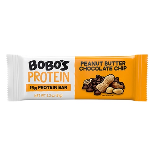 Bobo's Gluten Free Protein Bar Peanut Chocolate Chip