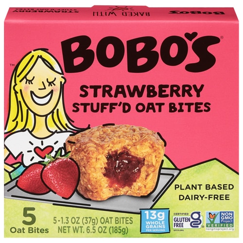 Bobo's Gluten Free Stuff'd Oat Bites Strawberry