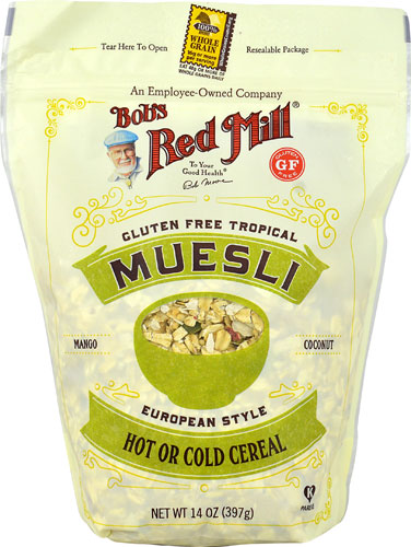 Bob's Red Mill Gluten Free European Muesli Tropical Mango Coconut