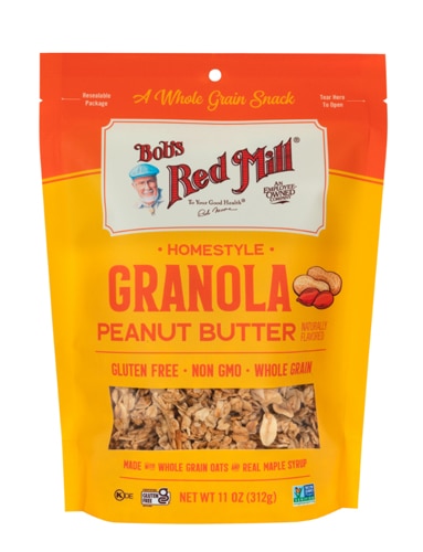 Bob's Red Mill Gluten Free Non-Gmo Homestyle Granola Peanut Butter