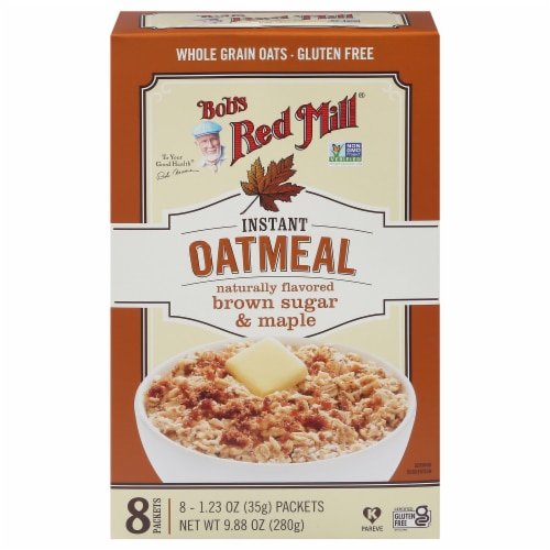 Bob's Red Mill Gluten Free Oatmeal Packets Brown Sugar Maple