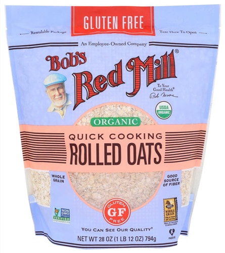 Bob's Red Mill Gluten Free Organic Quick Cooking Rolled Oats