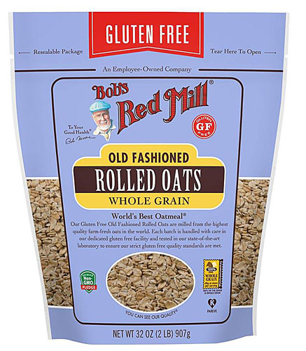 Bob's Red Mill Gluten Free Whole Grain Old Fashioned Rolled Oats