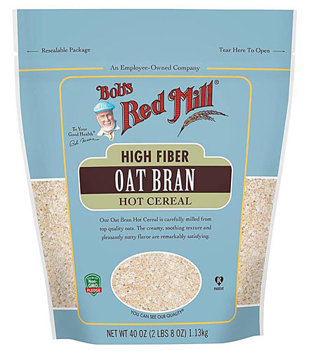 Bob's Red Mill Kosher High Fiber Oat Bran Hot Cereal