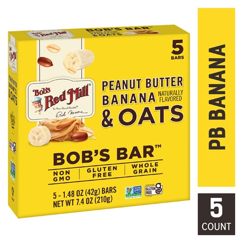 Bob's Red Mill Oat Bar Peanut Butter Banana & Oats