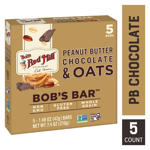 Bob's Red Mill Oat Bar Peanut Butter Chocolate & Oats