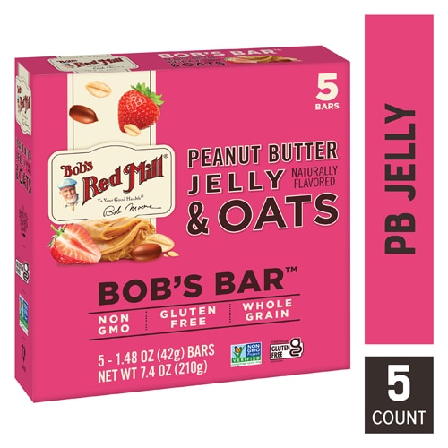 Bob's Red Mill Oat Bar Peanut Butter Jelly & Oats