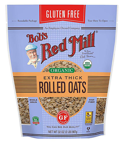 Bob's Red Mill Organic Gluten Free Rolled Oats Extra Thick