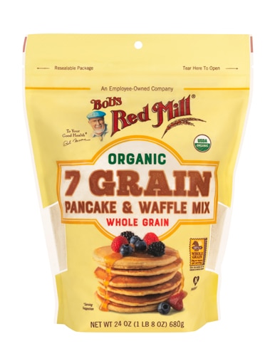 Bob's Red Mill Organic Whole Grain 7 Grain Pancake & Waffle Mix