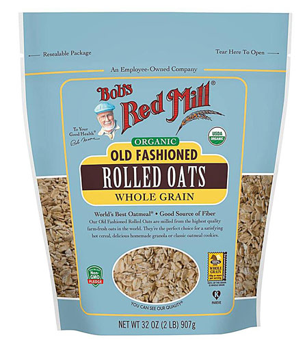 Bob's Red Mill Organic Whole Grain Rolled Oats Old Fashioned