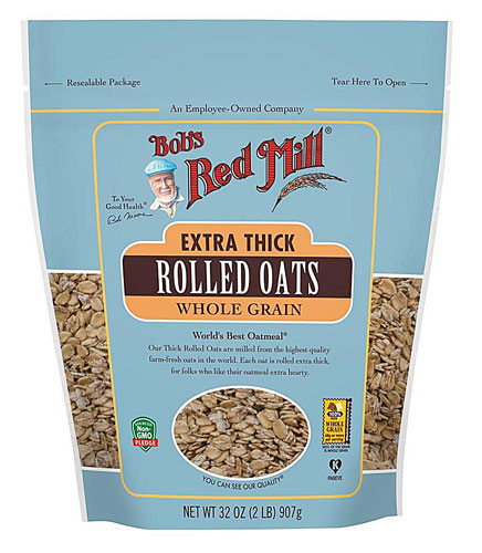 Bob's Red Mill Whole Grain Rolled Oats Extra Thick