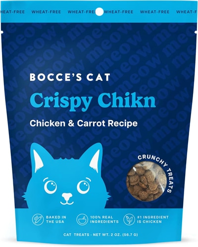 Bocce's Cat Treats Crispy Chikn Chicken Chicken & Carrot Recipe