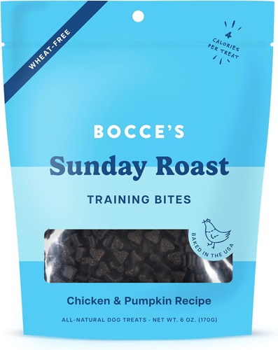 Bocce's Dog Training Bites Sunday Roast Chicken & Pumpkin Recipe