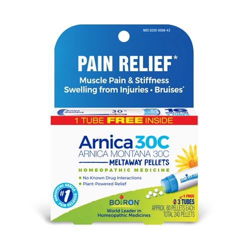 Boiron Boiron Arnica 30C Bonus Pack Pain Relief - Muscle Pain & Stiffness-Swelling from Injuries-Bruises