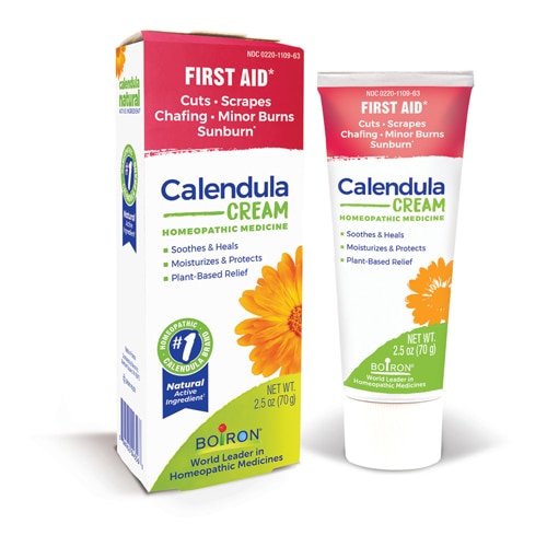 Boiron Calendula Cream First Aid - Cuts-Scrapes-Chafing-Minor Burns-Sunburn