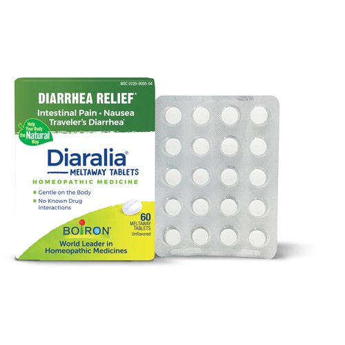 Boiron Diaralia Tablets Diarrhea Relief-Intestinal Pain-Nausea-Traveler's Diarrhea