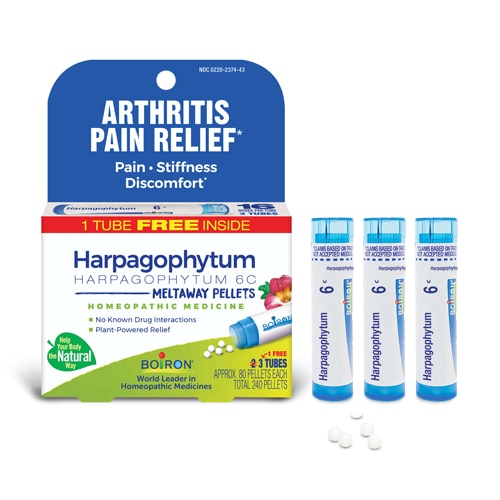 Boiron Harpagophytum 6C Bonus Pack - Arthritis Pain Relief-Pain-Stiffness-Discomfort